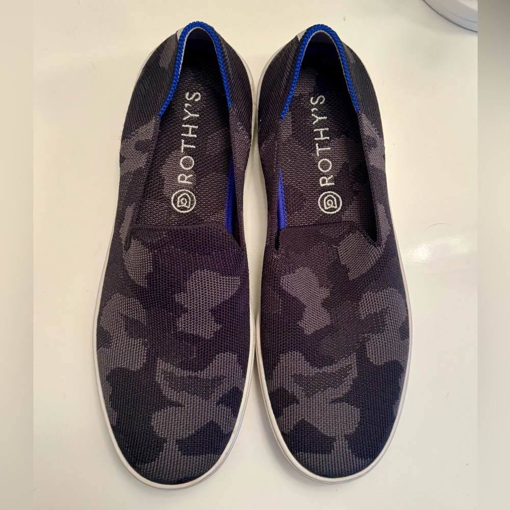 Rothy’s Camo Slip-on Loafer Sneakers